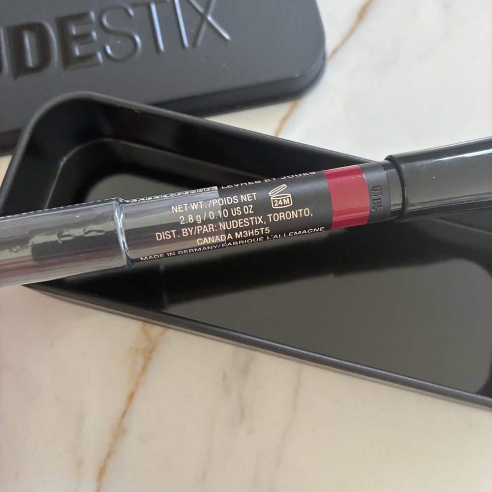 Nudestix Lip and Cheek Pencil with tin Case. Brand new! Sealed. Colour= wicked - Picture 8 of 9